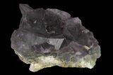 Purple-Green Octahedral Fluorite Crystal Cluster - Fluorescent! #142371-1